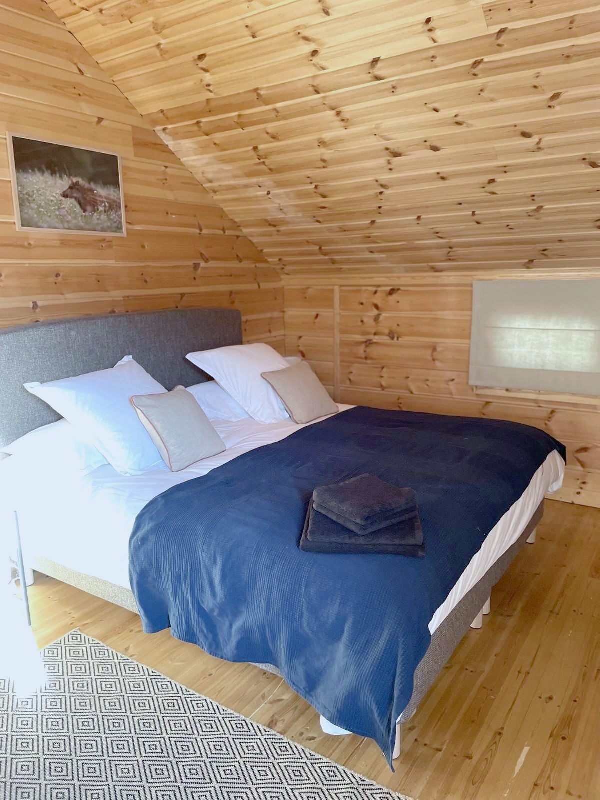 Chambre double, vue sur les champs