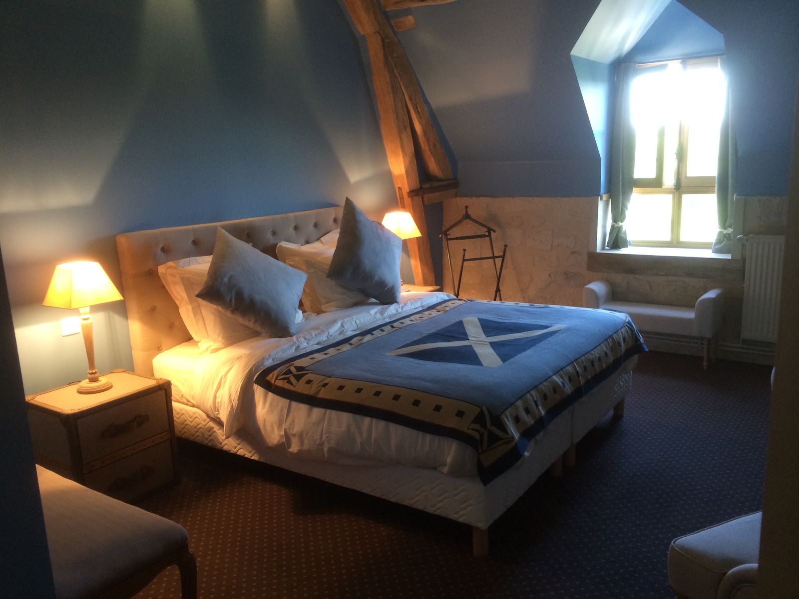 Chambre Polo, lit king 180 × 200